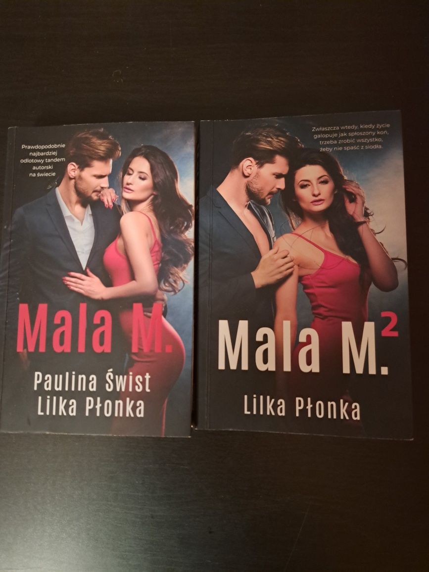 Książki L.Płonka - ,,Mala M." i ,,Mala M 2"