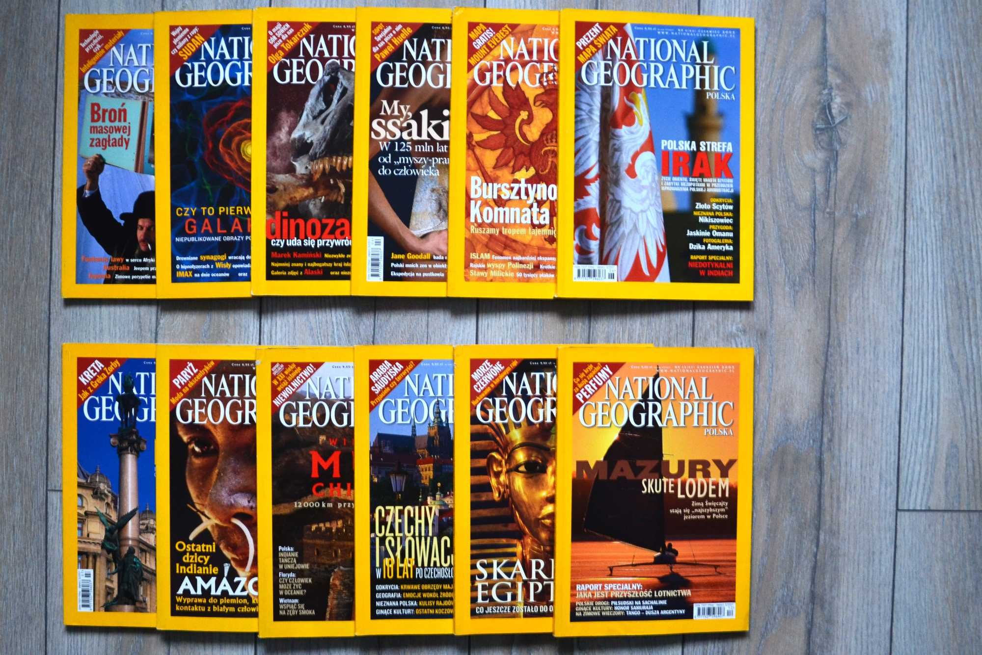 National Geographic - Rocznik 2003. Komplet - 12 numerów.