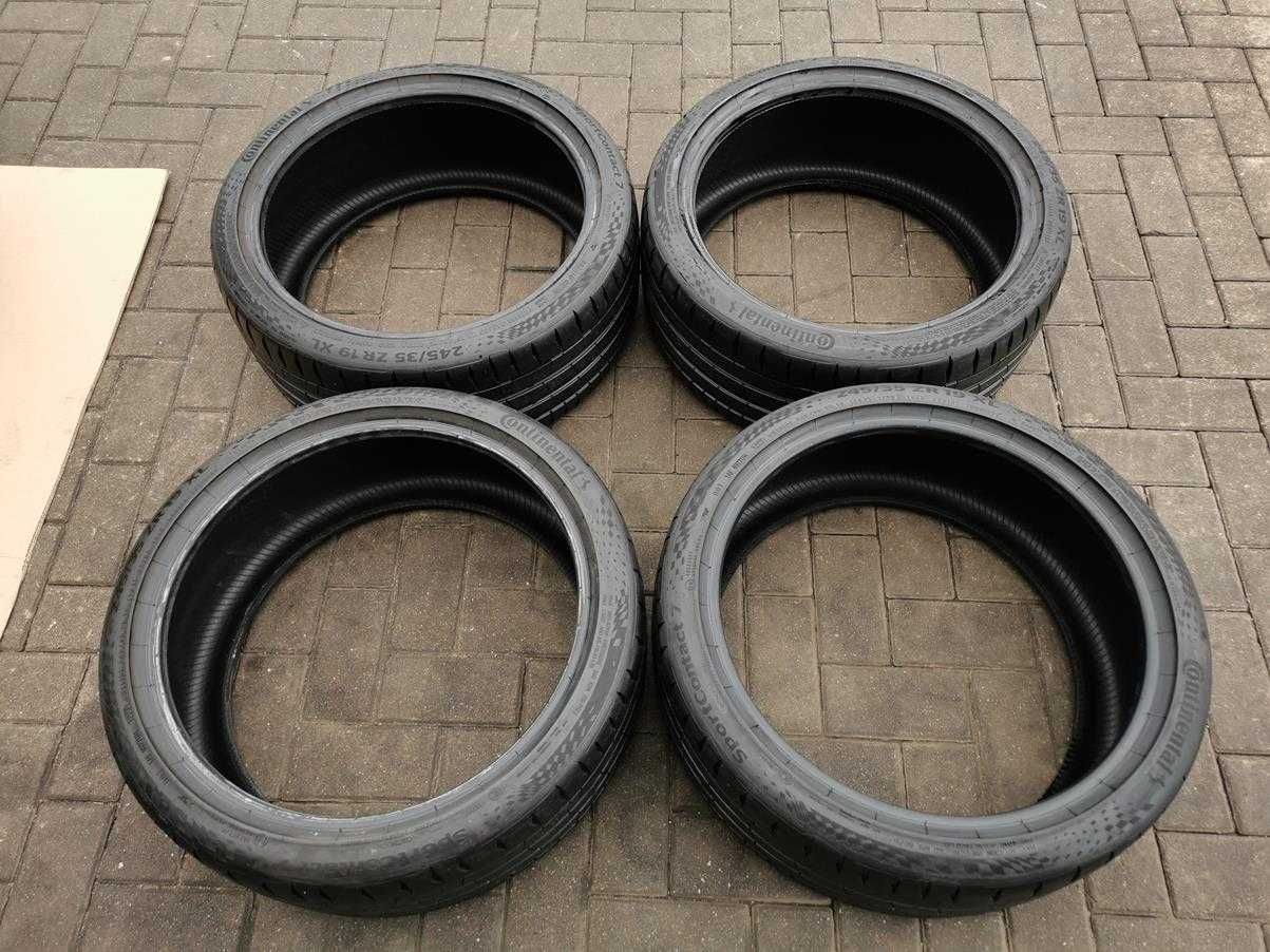 245/35 93Y R19 Continental SC7 2023r 7mm jak NOWE Letnie Opony 2szt