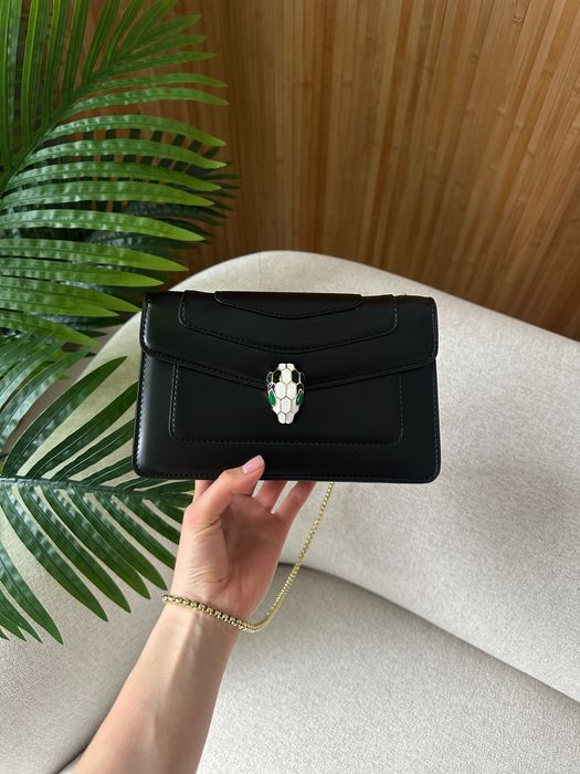 Сумка Bvlgari Serpenti Forever Crossbody Mini Bag Black