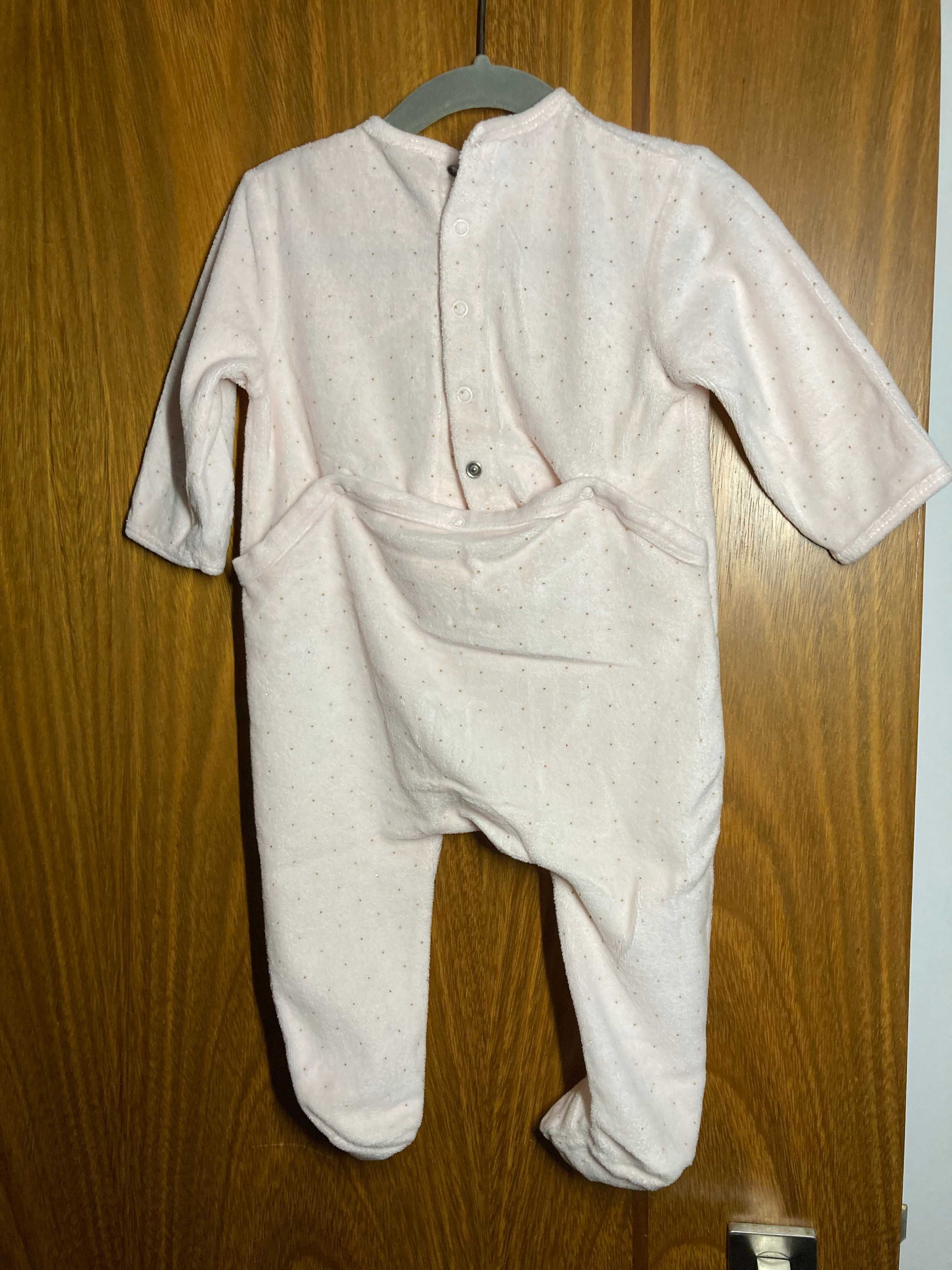 Pijama | Pack Babygrow de veludo 12 Meses