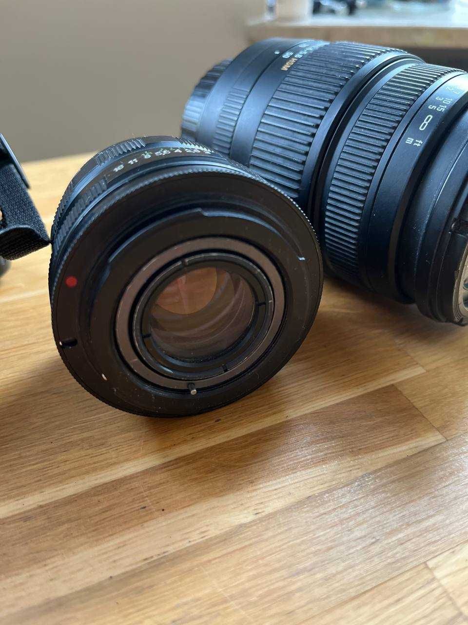 aparat Canon 450d z 3 obiektywami i ładowarką