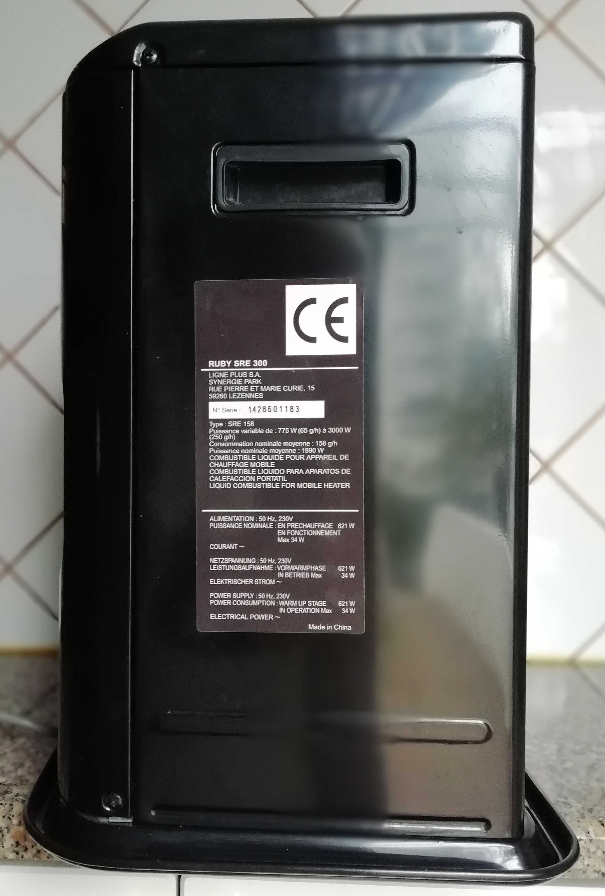 Aquecedor a parafina Ruby SRE 300 CE