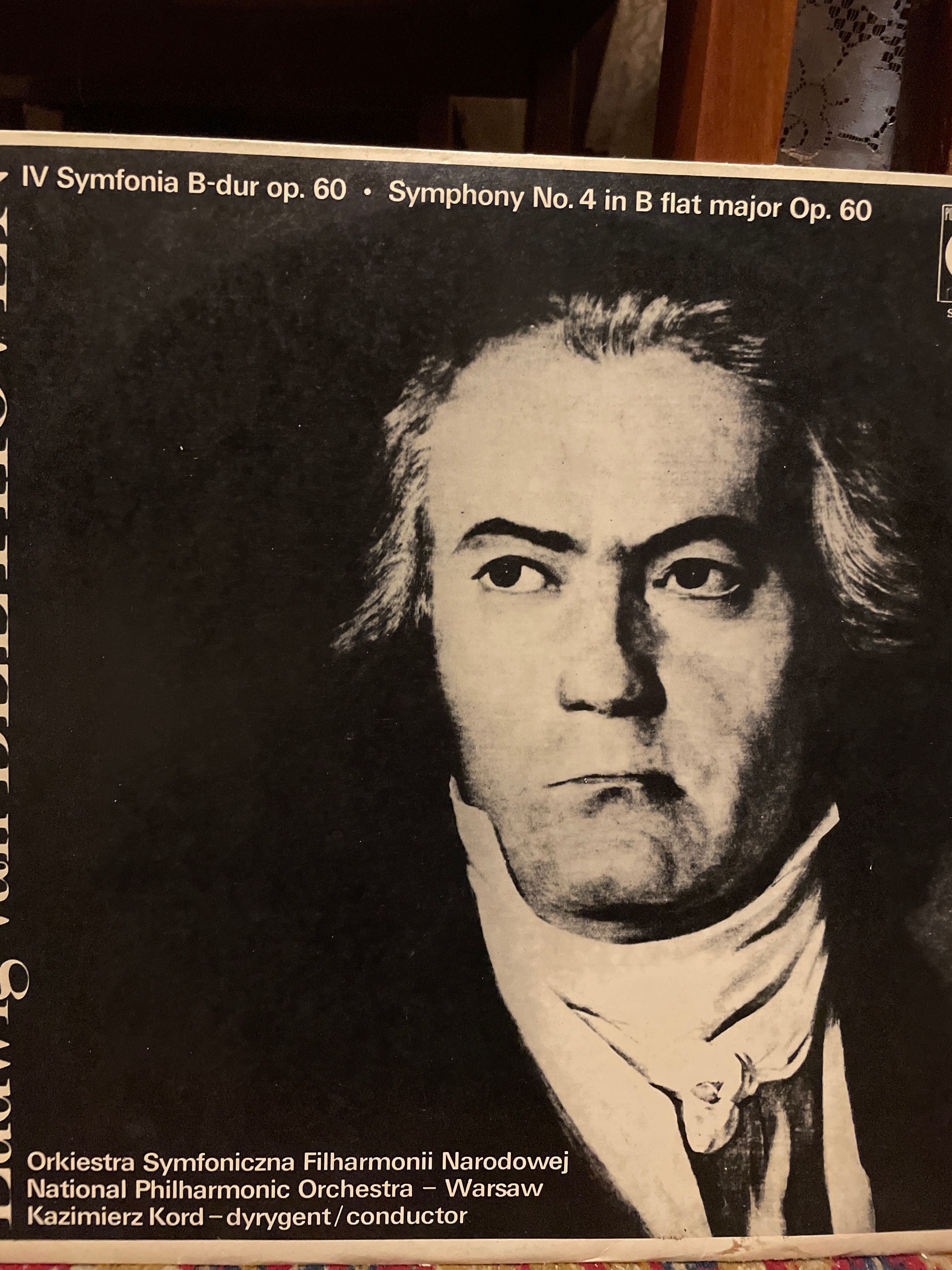 płyta winylowa Ludwig van Berthoven, IV Symfonia B-dur