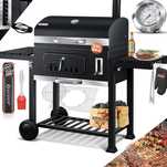 Grill węglowy KESSER K-HKGP-23 XXL na kółkach – NOWY – gotowy na sezon