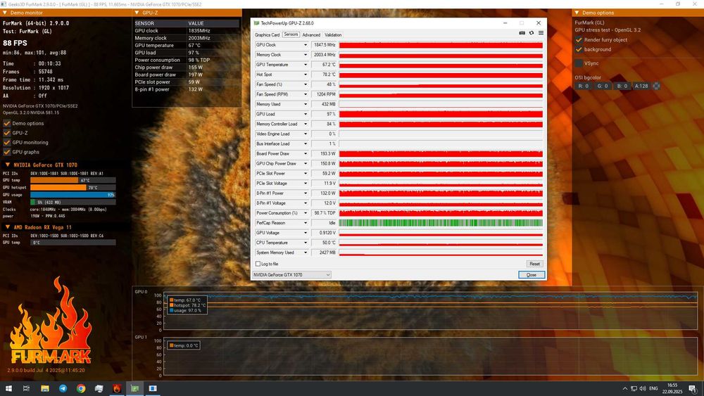 Palit GTX 1070 JetStream 8GB | Гарантія 90 днів | Магазин у Кременчуці