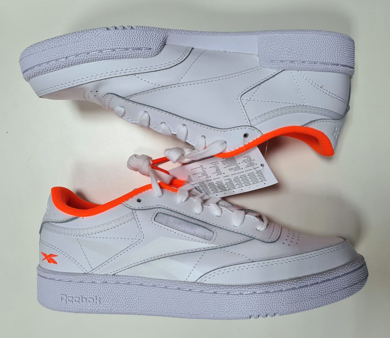 NOWE Reebok Classic Club C 85 rozm 40,5 białe męskie damskie 26 cm 41