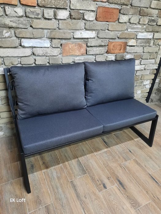 Вуличні меблі для кафе бару ресторану у стилі Лофт – метал + подушки