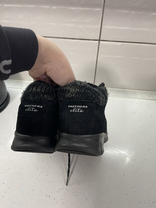 Черевики замшеві  жіночі Skechers Skechers ботінки 26 см 40 р