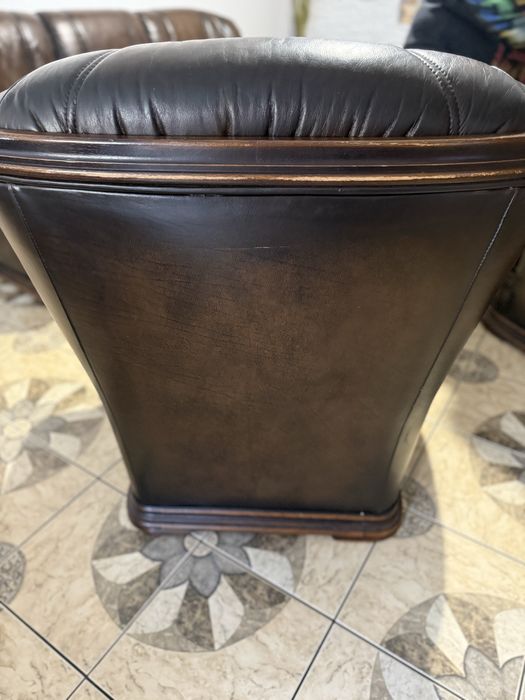 Kanapa i fotele ze skóry