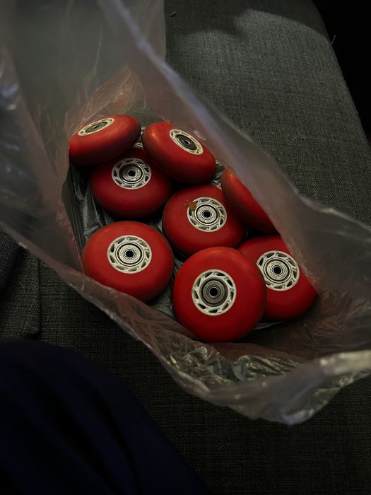 Kółka do rolek z łożyskami