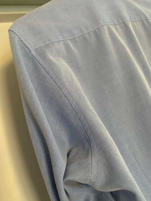 Koszula męska na długi rękaw fit slim - Recman