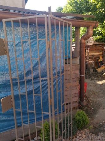 Bramka furtka łamana ogródek