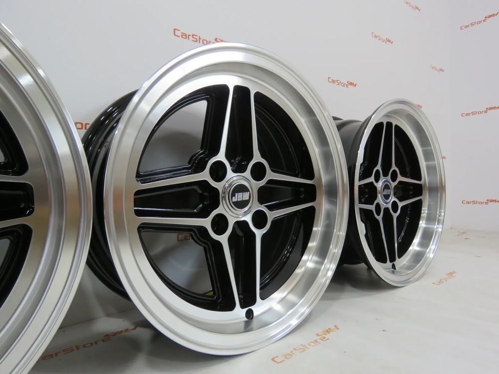 Jantes JBW RS4 Ford 15'' x 7 et 5 4x108 Pretas
