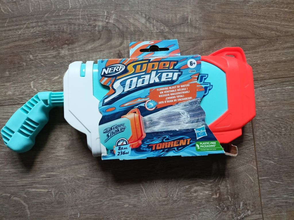 NERF SUPER SOAKER Wyrzutnia na wodę Torrent F3889 Hasbro