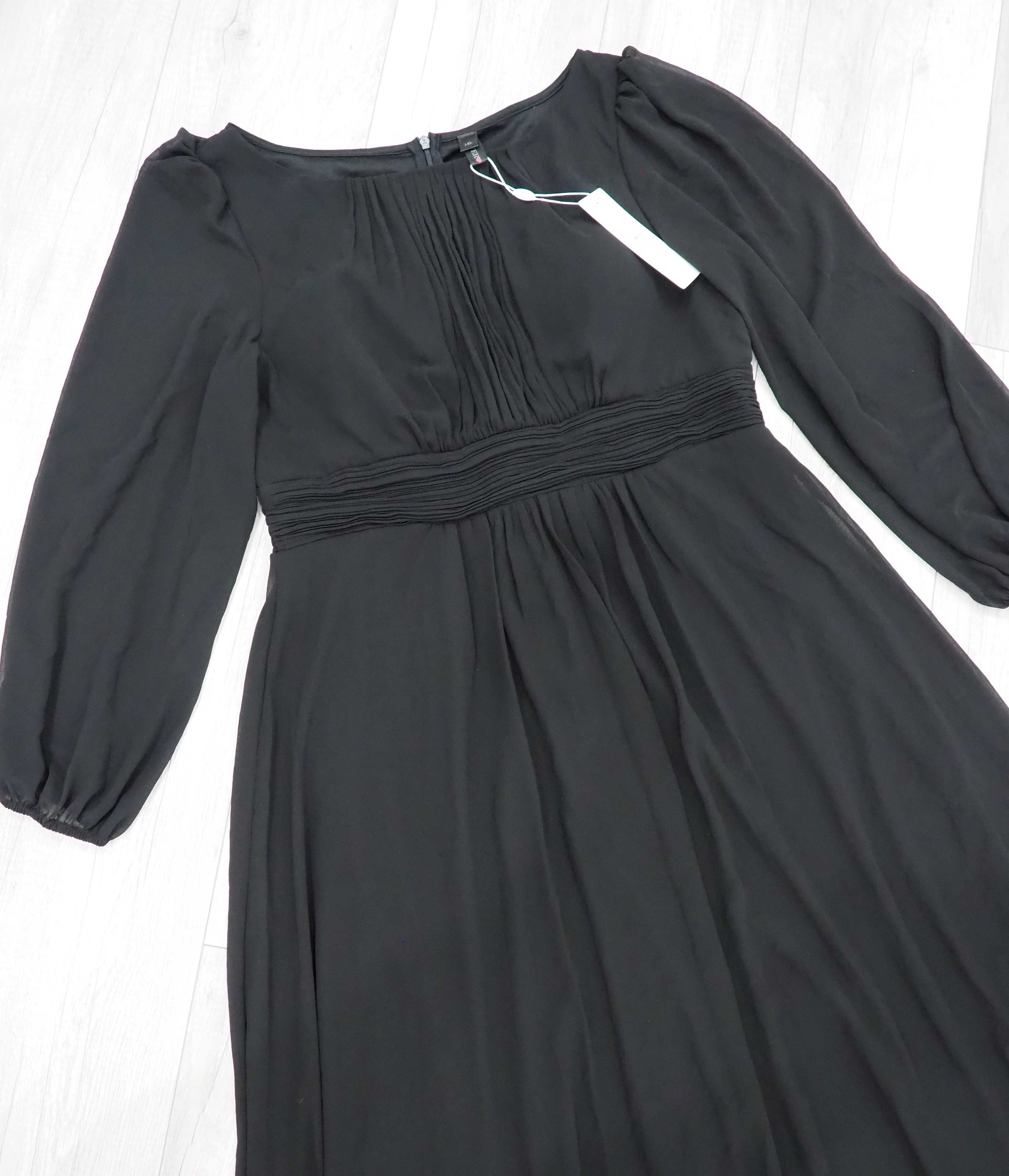 Ever Pretty_sukienka maxi czarna_rozmiar XL/XXL