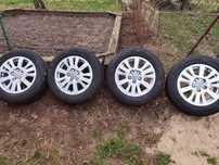 Felgi Audi 7.5x16 et45, opony 225/55