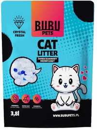 Żwirek silikonowy Bubu Pets Crystal Fresh 3,8L / 1,5Kg