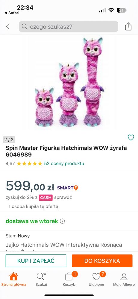 Żyrafa interaktywna Hatchimals