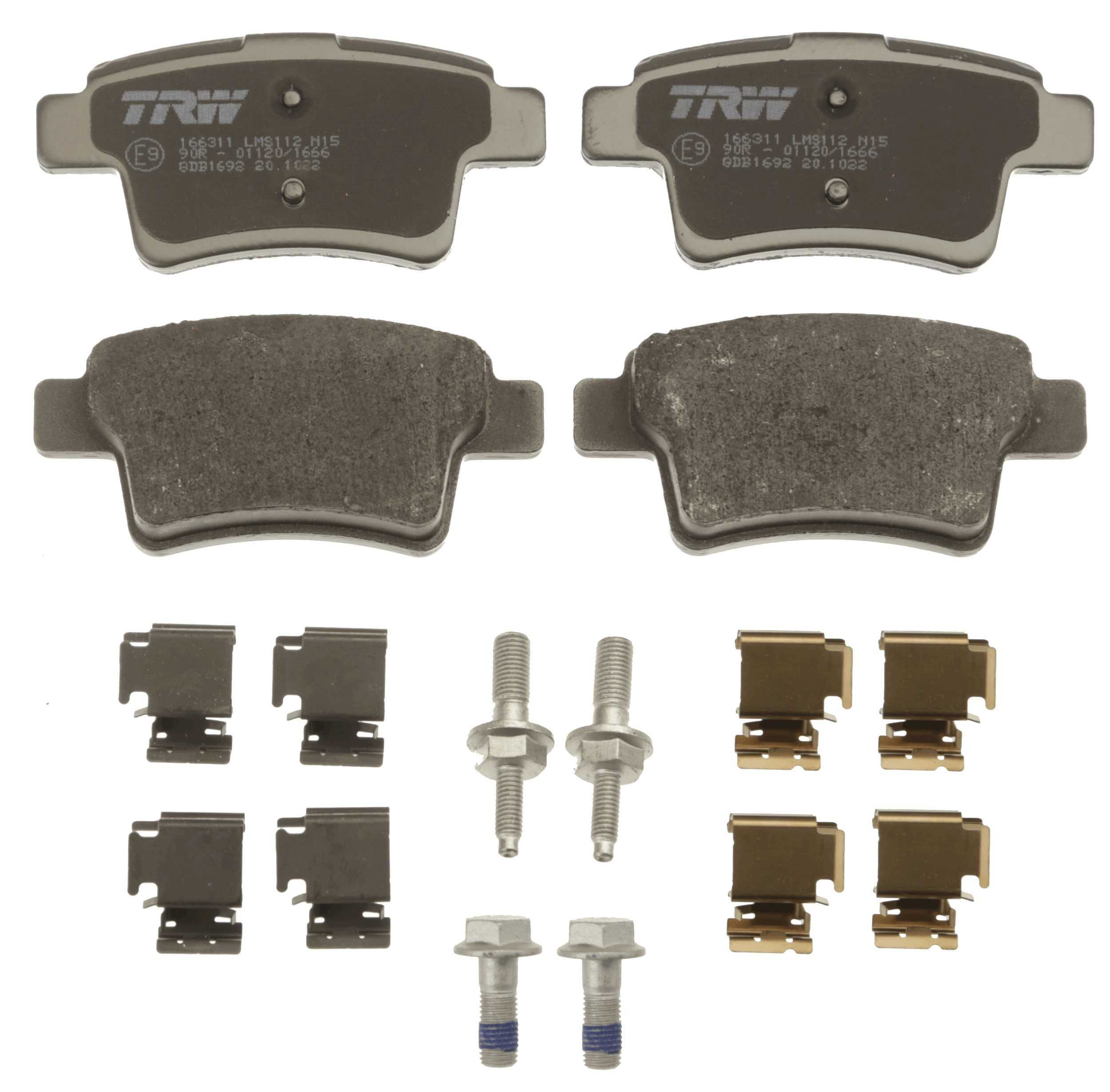 Klocki hamulcowe tył Citroen C4 Picasso I, 1.6, 2.0 HDi