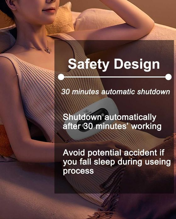 Нова електрична портативна бездротова грілка - масажер / Массажер