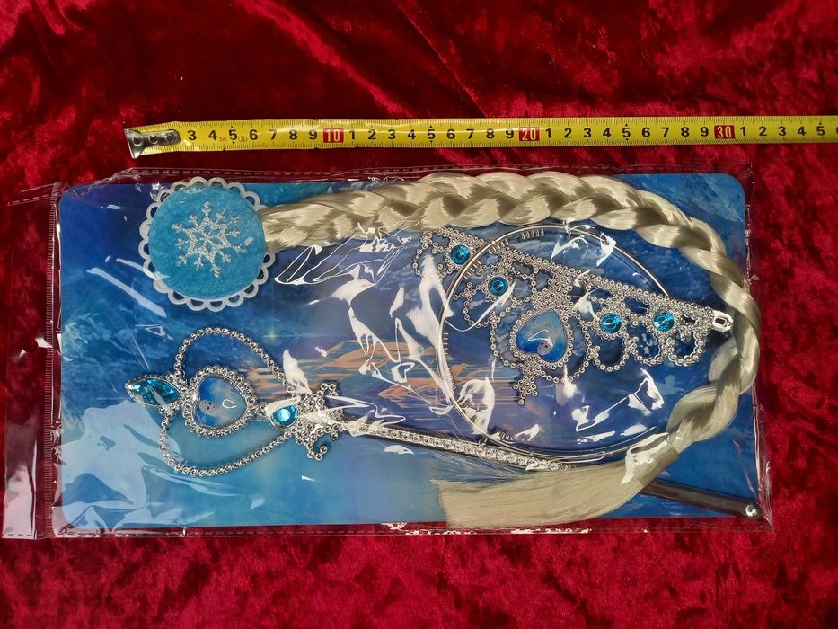 Набір Ельзи Ельза Холодне серце Frozen корона коса чарівна паличка