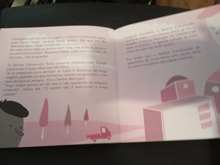 Livro " As cores da cidade cinzenta"