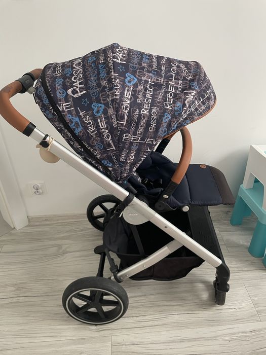 Wózek cybex balios s lux fashion red trust blue nosidełko anton