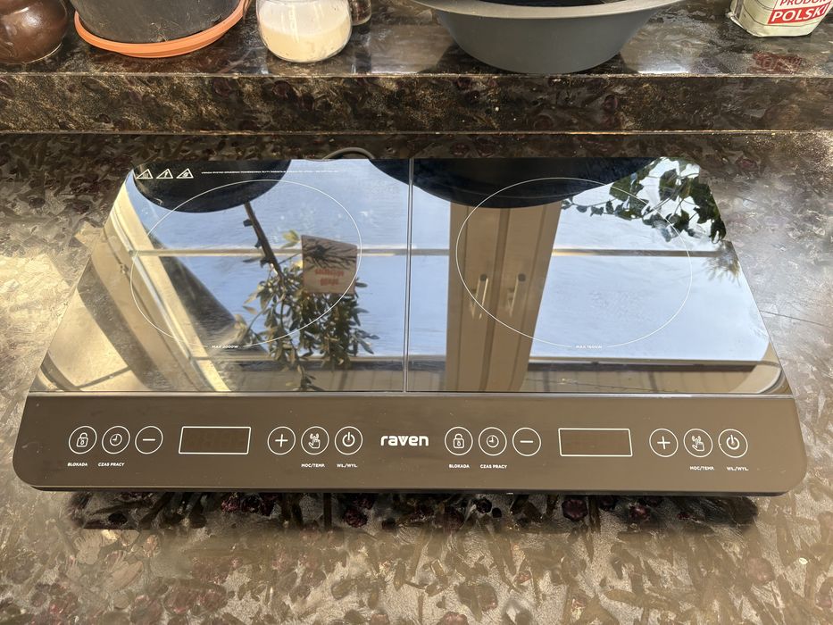 Płyta indukcyjna turystyczna Kuchenka nastawna Raven EKI002