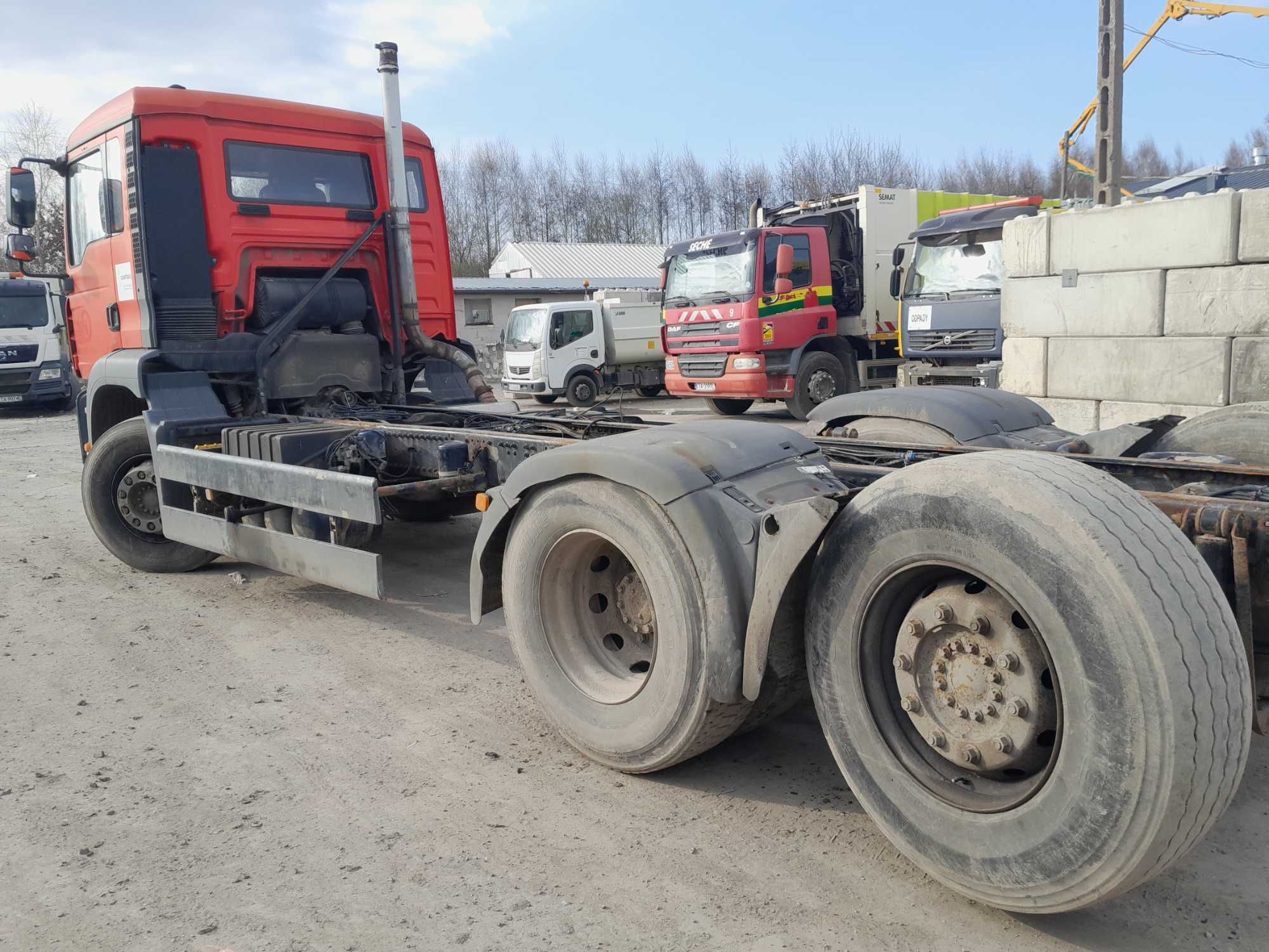 MAN TGA 26.310 podwozie rama szambiarka beczka laweta E4 HDS