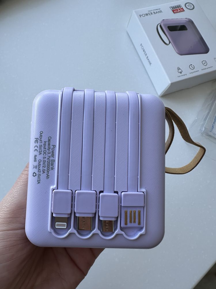 PowerBank 20 000 mAh зручний та місткий