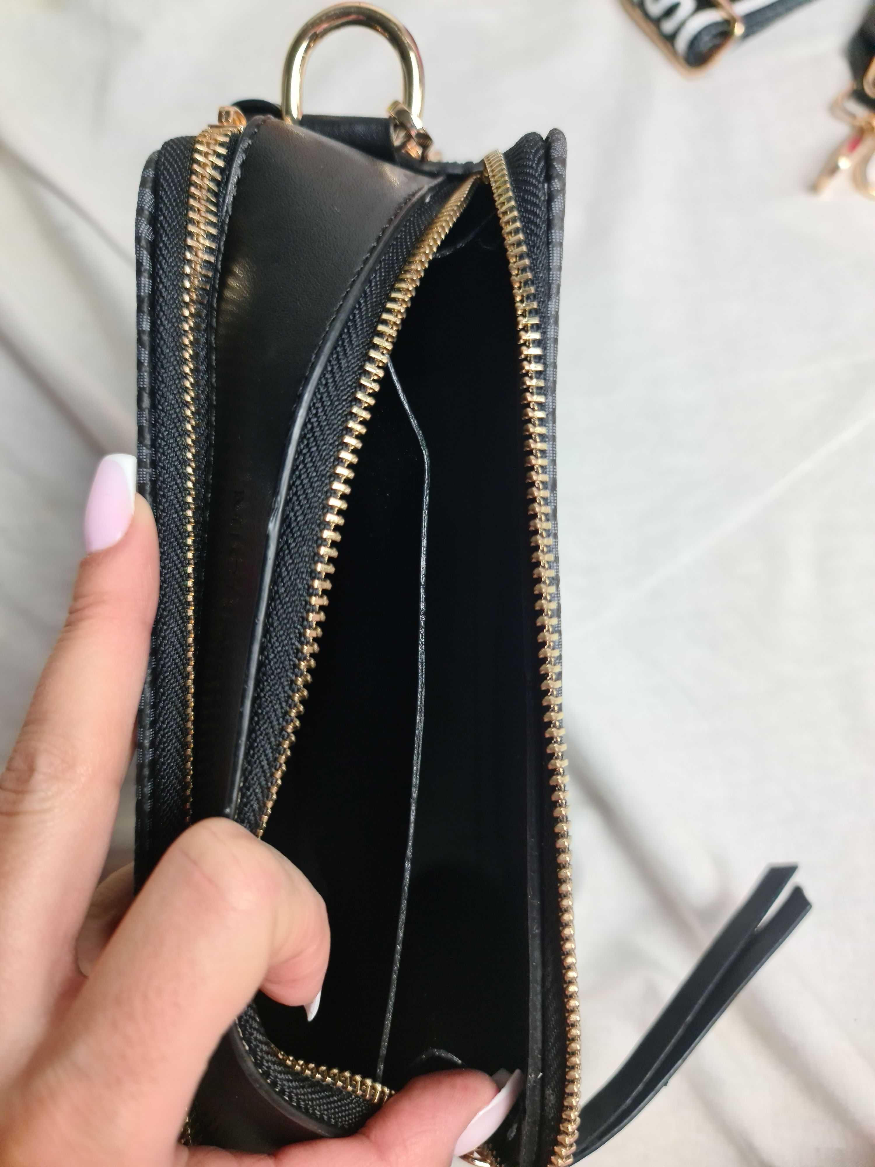 Torba michael kors kuferek grafitowa torebka damska mk