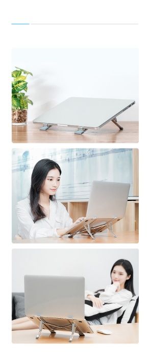 Uniwersalna aluminiowa podkładka podstawka stojak pod laptop macbook