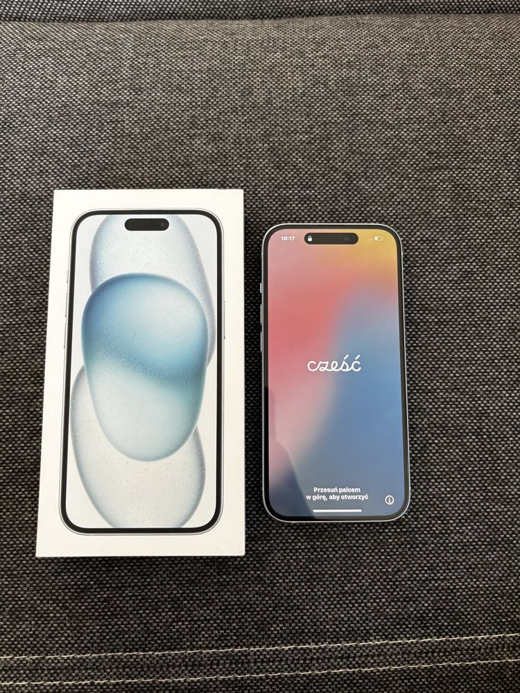 Iphone 15 128gb niebieski nowy kondycja baterii 99%
