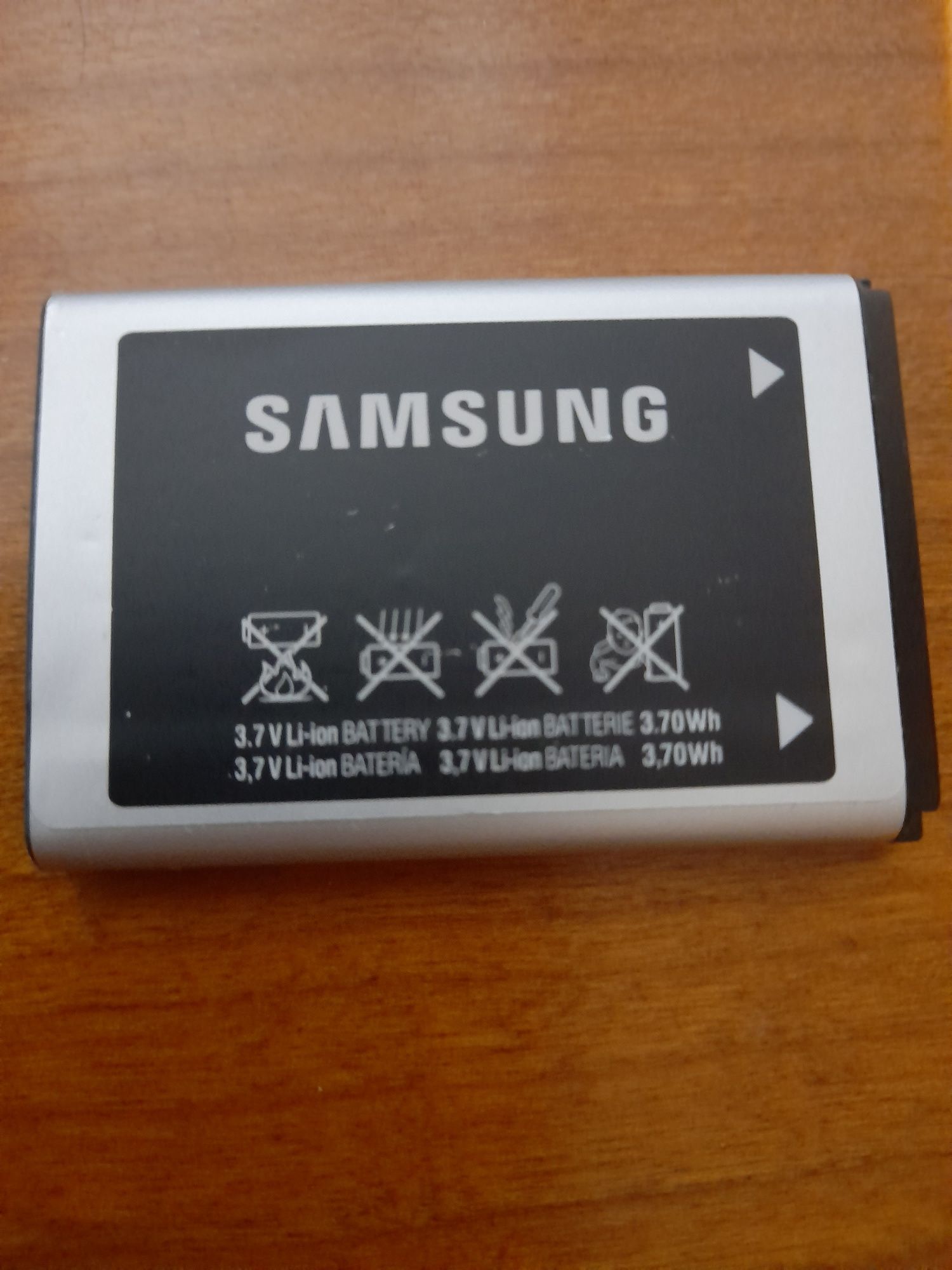 Bateria de telemóvel Samsung.