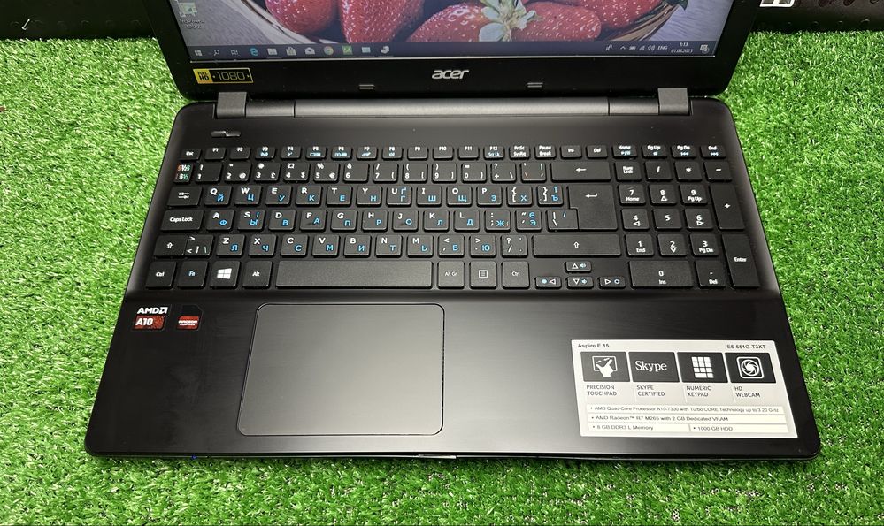 Ігровий ноутбук Acer Aspire E5-551G 15.6’ AMD A10-7300 8GB ОЗУ/1TB HDD