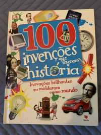 Livro "100 invenções  que fizeram história"