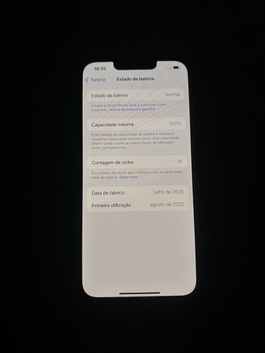Iphone 16 novo 2 semanas de uso
