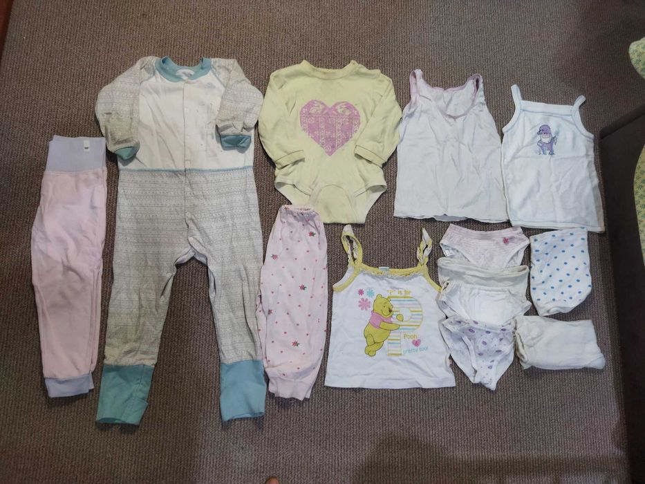 Пакет одежда вещи одяг на девочку 2-4 года пальто кутка