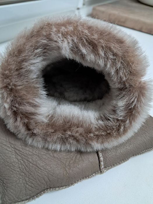 Перчатки жін., нові ,натур. цегейка, ,р.7