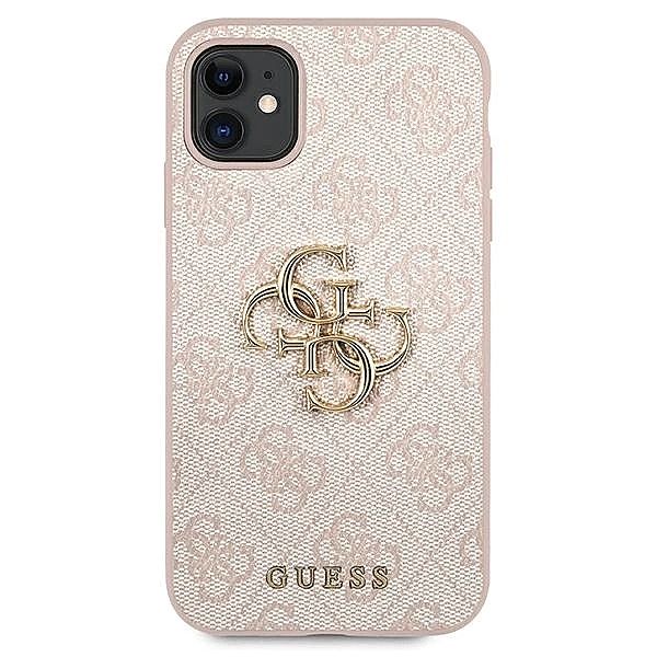 Etui Guess 4G Big Metal Logo na iPhone 11 / Xr - różowe