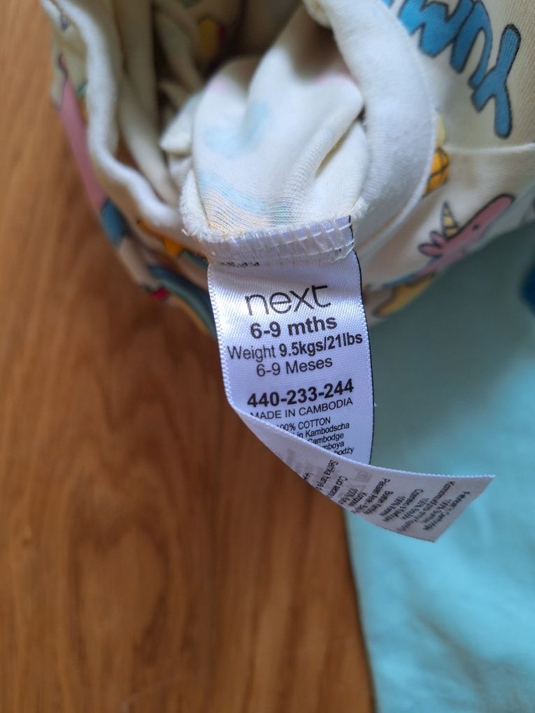 Pajace rampersy Next 68 74 na 6-9 miesięcy dziewczynka wiosna