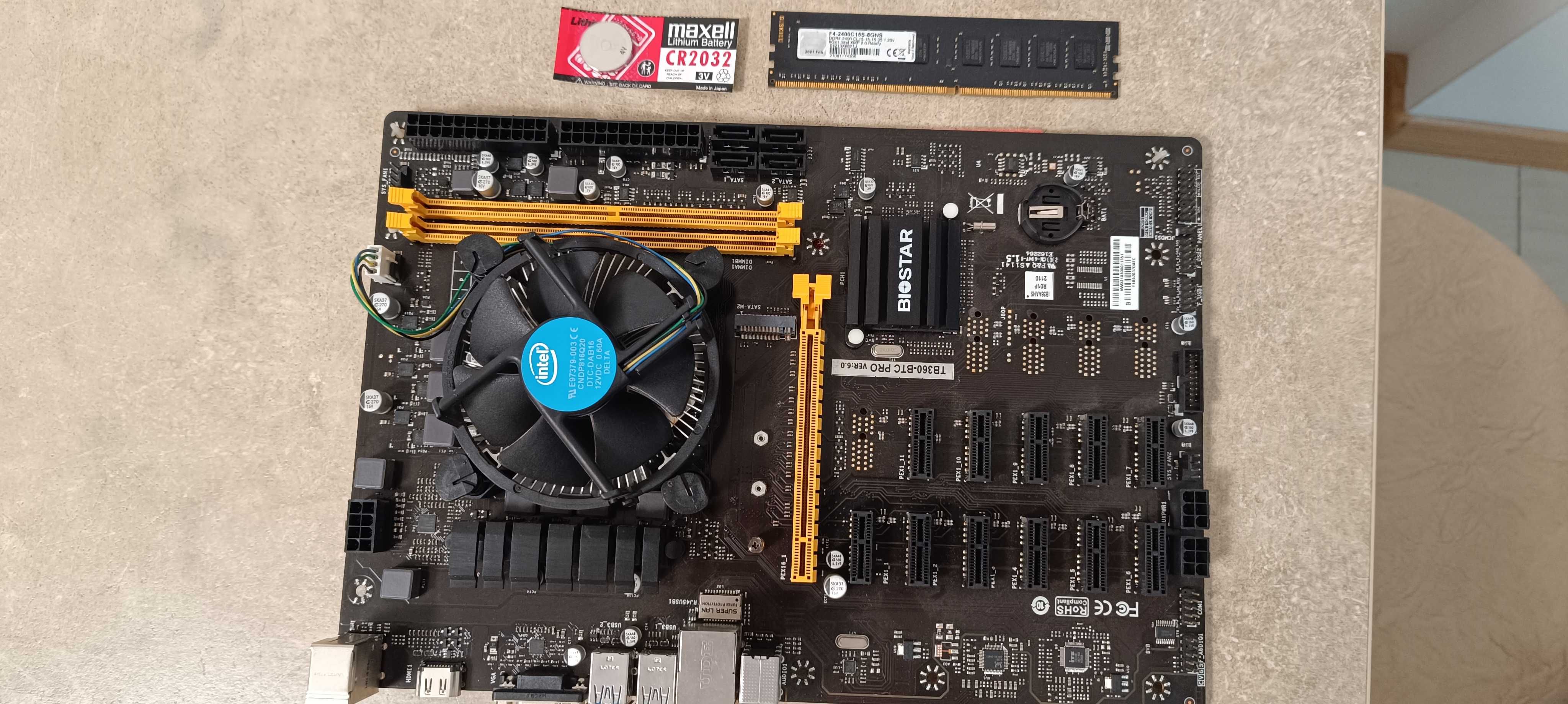 Zestaw płyta główna intel Socket 1151 +Procesor I3 8100+8gb DDR4