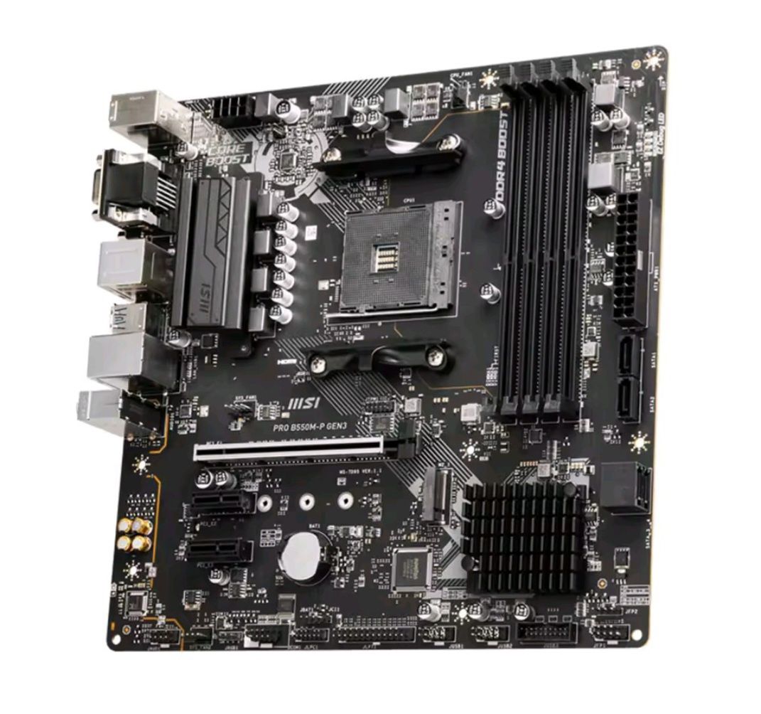 Материнська плата MSI PRO B550M-P GEN 3. Socket AM4