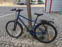 Bicicleta usada riverside 500L em azul escuro