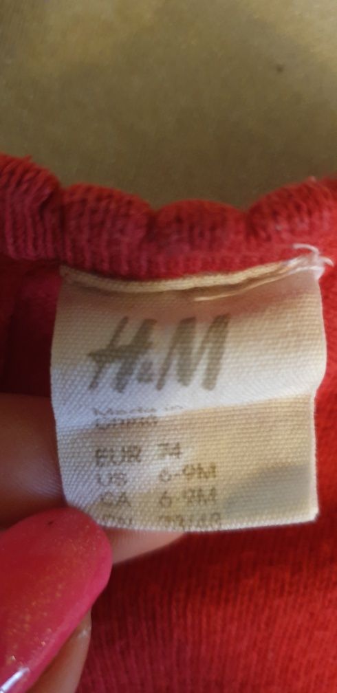 Sukienka dziewczęca czerwona Hello Kitty 74