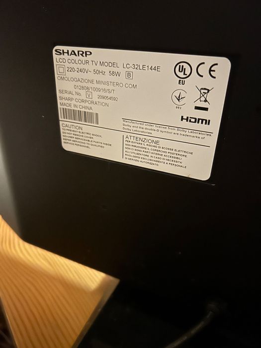 Telewizor Led Sharp przekątna 32 cale