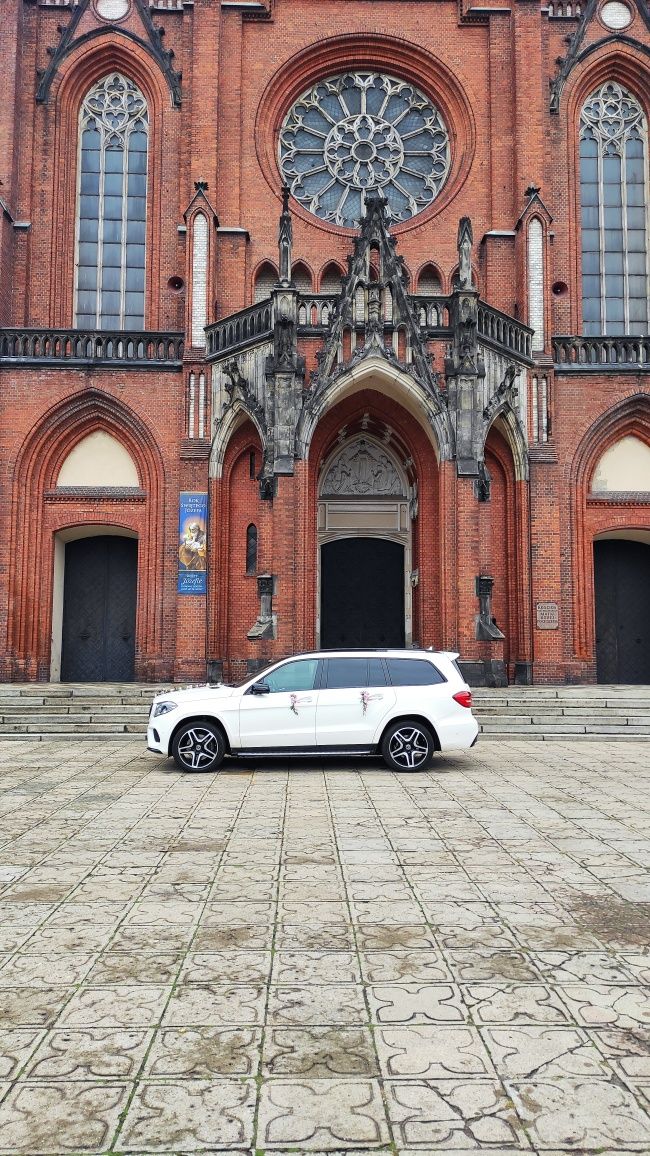 Auto do ślubu samochód do ślubu Biały Mercedes