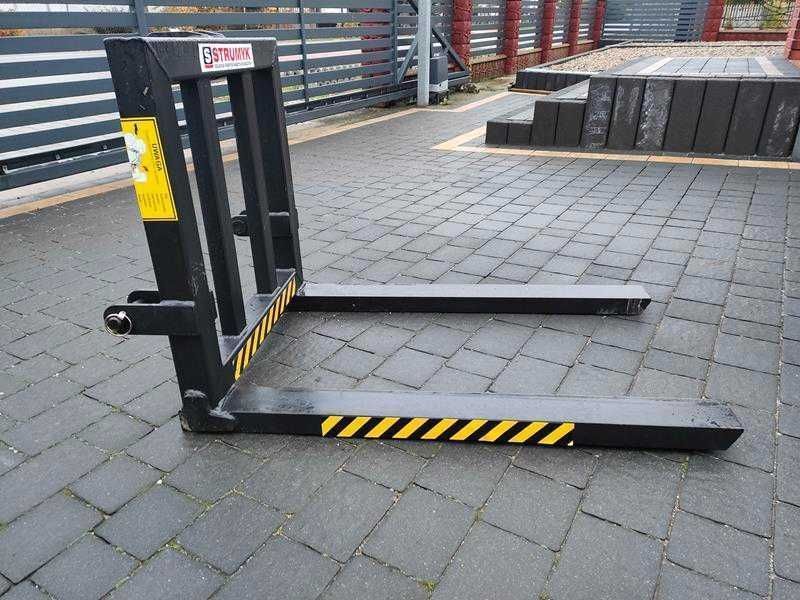 Widły do palet PALECIAK na tył TUZ na podnośnik 1200kg na tył ciągnika