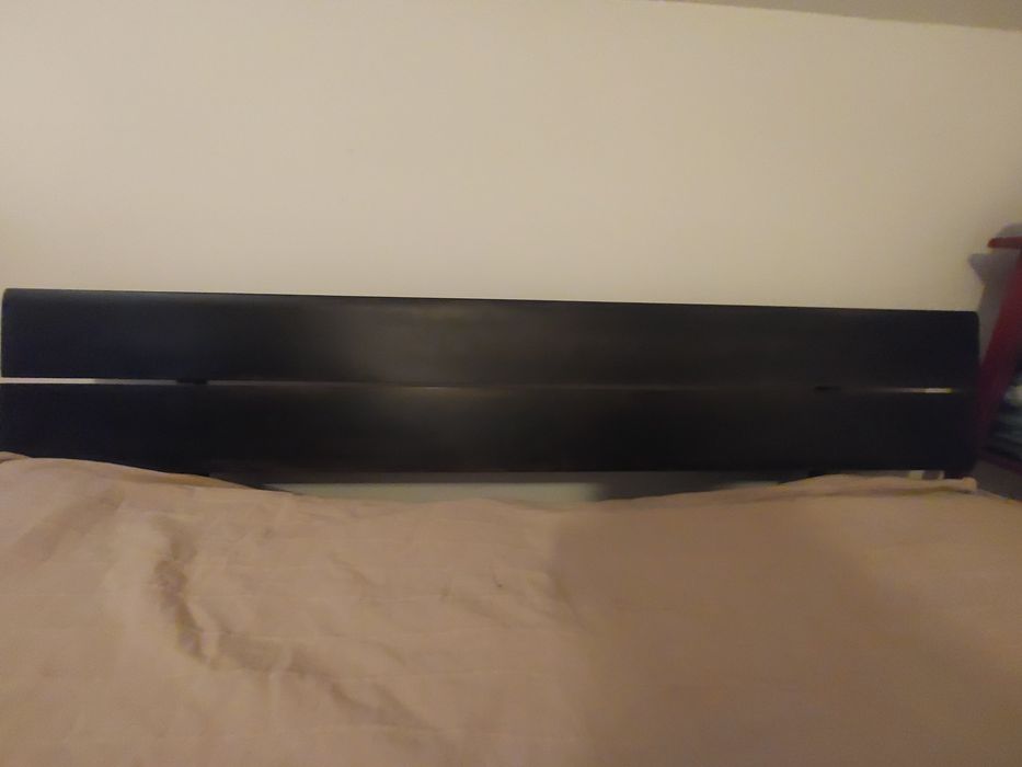 Łóżko drewniane dębowe niskie